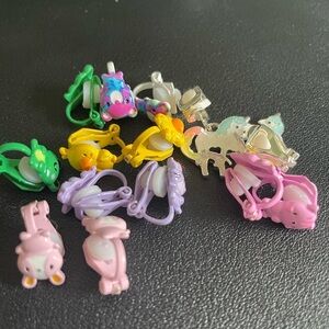 7 Pairs of Claire’s Clip on Earrings - New!